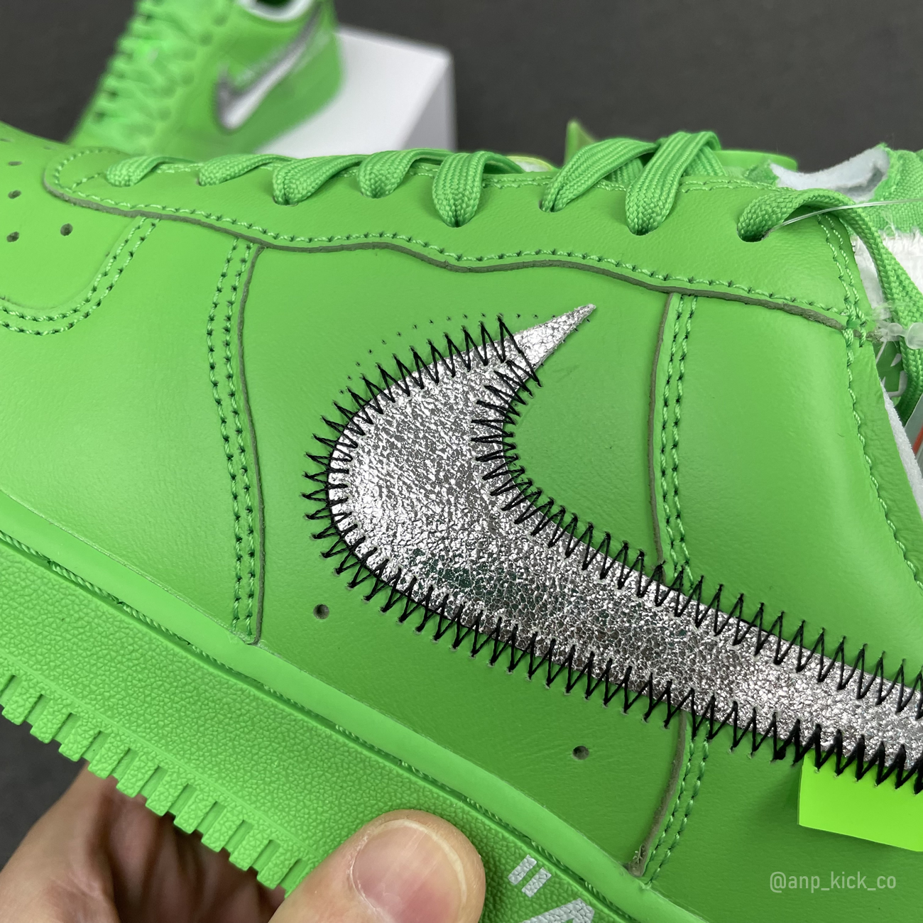 Off White Nike Air Force 1 Low Light Green (7) - newkick.app